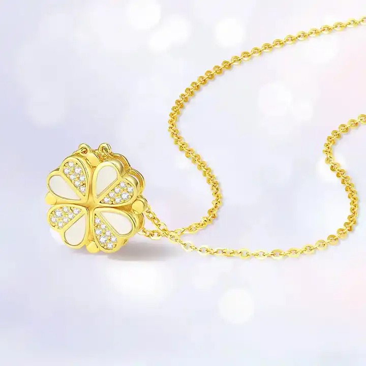 Love Heart Magnetic Pendant Chain Necklace